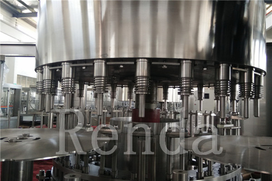 3 In 1 Fruit Juice Filling Machine / Fruit Juice Bottling Machines 500ml Glass Bottle