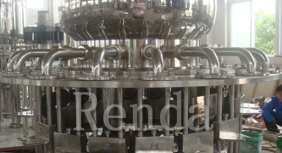 Automated Hot Tea / Fruit Juice Filling Machine For Liquid Stainless Steel