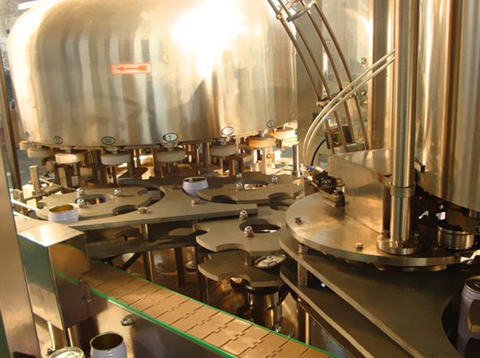 Drink Tea Wine Beer Filling Machine Unit , POP Can Filling Machine for Sale