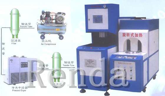 18.9L نیمه اتوماتیک ماشین بطری PET بطری ماشین ماشین قالب گیری ضربه پلاستیکی